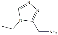 (4-ethyl-4H-1,2,4-triazol-3-yl)methylamine Struktur