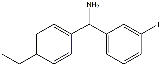 (4-ethylphenyl)(3-iodophenyl)methanamine Struktur