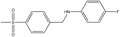 (4-fluorophenyl)[4-(methylsulfonyl)phenyl]methylamine Struktur