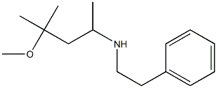 (4-methoxy-4-methylpentan-2-yl)(2-phenylethyl)amine Struktur