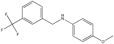 (4-methoxyphenyl)[3-(trifluoromethyl)phenyl]methylamine Struktur