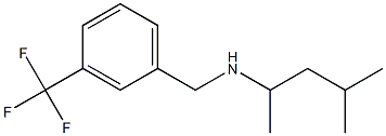 (4-methylpentan-2-yl)({[3-(trifluoromethyl)phenyl]methyl})amine Struktur