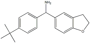 (4-tert-butylphenyl)(2,3-dihydro-1-benzofuran-5-yl)methanamine Struktur