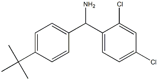 (4-tert-butylphenyl)(2,4-dichlorophenyl)methanamine Struktur