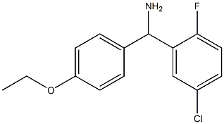 (5-chloro-2-fluorophenyl)(4-ethoxyphenyl)methanamine Struktur