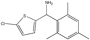 (5-chlorothiophen-2-yl)(2,4,6-trimethylphenyl)methanamine Struktur