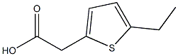 (5-ethylthien-2-yl)acetic acid Struktur