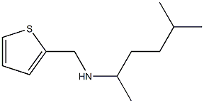 (5-methylhexan-2-yl)(thiophen-2-ylmethyl)amine Struktur