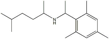 (5-methylhexan-2-yl)[1-(2,4,6-trimethylphenyl)ethyl]amine Struktur