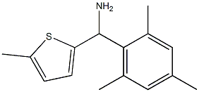 (5-methylthiophen-2-yl)(2,4,6-trimethylphenyl)methanamine Struktur