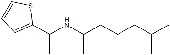 (6-methylheptan-2-yl)[1-(thiophen-2-yl)ethyl]amine Struktur