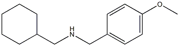 (cyclohexylmethyl)[(4-methoxyphenyl)methyl]amine Struktur