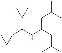 (dicyclopropylmethyl)(2,6-dimethylheptan-4-yl)amine Struktur