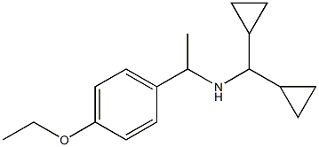 (dicyclopropylmethyl)[1-(4-ethoxyphenyl)ethyl]amine Struktur