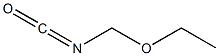 (isocyanatomethoxy)ethane Struktur