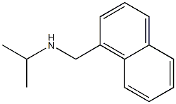 (naphthalen-1-ylmethyl)(propan-2-yl)amine Struktur