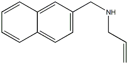 (naphthalen-2-ylmethyl)(prop-2-en-1-yl)amine Struktur