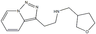 (oxolan-3-ylmethyl)(2-{[1,2,4]triazolo[3,4-a]pyridin-3-yl}ethyl)amine Struktur