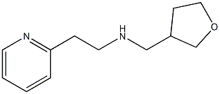 (oxolan-3-ylmethyl)[2-(pyridin-2-yl)ethyl]amine Struktur