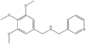 (pyridin-3-ylmethyl)[(3,4,5-trimethoxyphenyl)methyl]amine Struktur