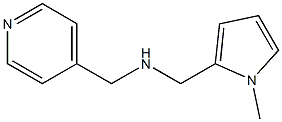 [(1-methyl-1H-pyrrol-2-yl)methyl](pyridin-4-ylmethyl)amine Struktur