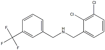 [(2,3-dichlorophenyl)methyl]({[3-(trifluoromethyl)phenyl]methyl})amine Struktur