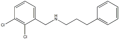 [(2,3-dichlorophenyl)methyl](3-phenylpropyl)amine Struktur