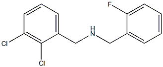 [(2,3-dichlorophenyl)methyl][(2-fluorophenyl)methyl]amine Struktur