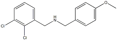 [(2,3-dichlorophenyl)methyl][(4-methoxyphenyl)methyl]amine Struktur