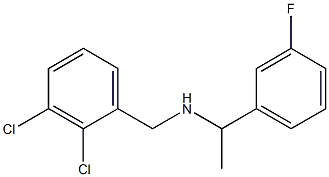 [(2,3-dichlorophenyl)methyl][1-(3-fluorophenyl)ethyl]amine Struktur