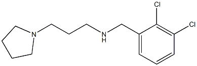 [(2,3-dichlorophenyl)methyl][3-(pyrrolidin-1-yl)propyl]amine Struktur