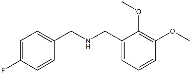 [(2,3-dimethoxyphenyl)methyl][(4-fluorophenyl)methyl]amine Struktur