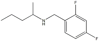 [(2,4-difluorophenyl)methyl](pentan-2-yl)amine Struktur