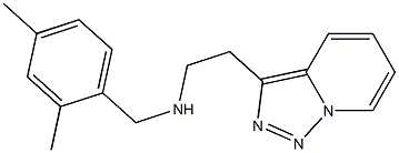 [(2,4-dimethylphenyl)methyl](2-{[1,2,4]triazolo[3,4-a]pyridin-3-yl}ethyl)amine Struktur