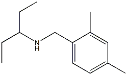 [(2,4-dimethylphenyl)methyl](pentan-3-yl)amine Struktur