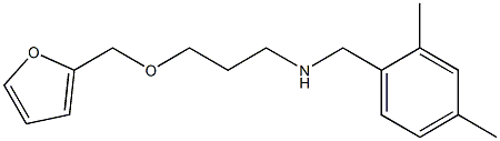 [(2,4-dimethylphenyl)methyl][3-(furan-2-ylmethoxy)propyl]amine Struktur