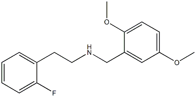 [(2,5-dimethoxyphenyl)methyl][2-(2-fluorophenyl)ethyl]amine Struktur