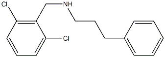 [(2,6-dichlorophenyl)methyl](3-phenylpropyl)amine Struktur