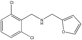 [(2,6-dichlorophenyl)methyl](furan-2-ylmethyl)amine Struktur