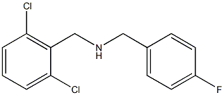 [(2,6-dichlorophenyl)methyl][(4-fluorophenyl)methyl]amine Struktur