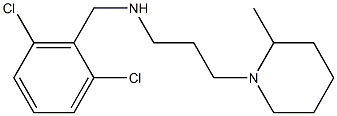 [(2,6-dichlorophenyl)methyl][3-(2-methylpiperidin-1-yl)propyl]amine Struktur