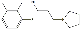 [(2,6-difluorophenyl)methyl][3-(pyrrolidin-1-yl)propyl]amine Struktur