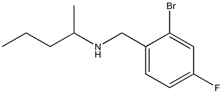 [(2-bromo-4-fluorophenyl)methyl](pentan-2-yl)amine Struktur