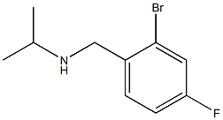 [(2-bromo-4-fluorophenyl)methyl](propan-2-yl)amine Struktur