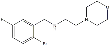 [(2-bromo-5-fluorophenyl)methyl][2-(morpholin-4-yl)ethyl]amine Struktur