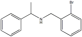 [(2-bromophenyl)methyl](1-phenylethyl)amine Struktur