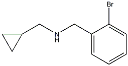 [(2-bromophenyl)methyl](cyclopropylmethyl)amine Struktur