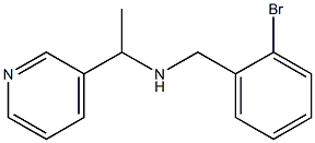 [(2-bromophenyl)methyl][1-(pyridin-3-yl)ethyl]amine Struktur