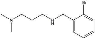 [(2-bromophenyl)methyl][3-(dimethylamino)propyl]amine Struktur