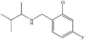 [(2-chloro-4-fluorophenyl)methyl](3-methylbutan-2-yl)amine Struktur